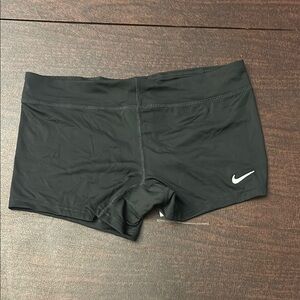 Nike Black Athletic Shorts Moisture-Wicking Performance